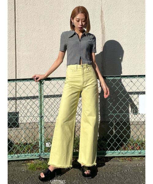 EMODA（エモダ）の「タンクスクエアサンダル（サンダル・レディース・ブラック/ライム・SMALL/MEDIUM/LARGE）」の7枚目の写真