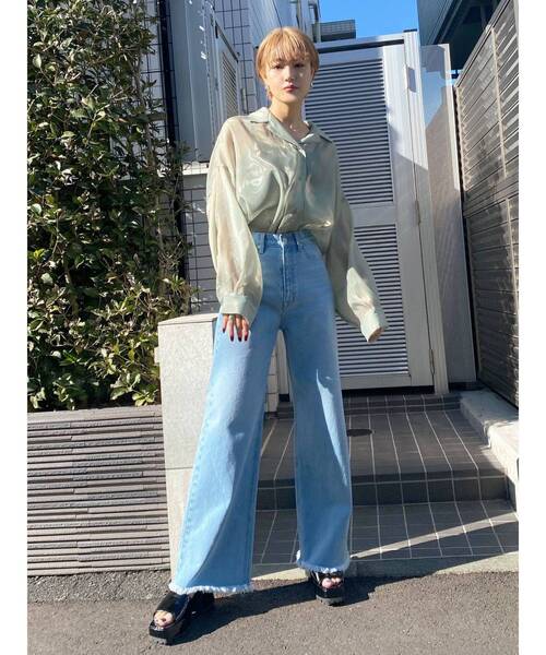 EMODA（エモダ）の「タンクスクエアサンダル（サンダル・レディース・ブラック/ライム・SMALL/MEDIUM/LARGE）」の11枚目の写真