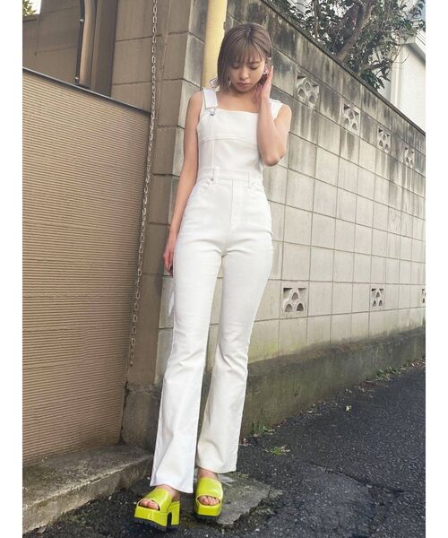 EMODA（エモダ）の「タンクスクエアサンダル（サンダル・レディース・ブラック/ライム・SMALL/MEDIUM/LARGE）」の13枚目の写真