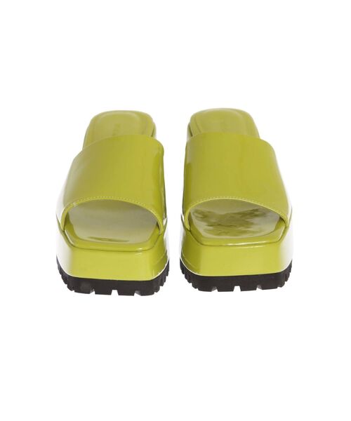 EMODA（エモダ）の「タンクスクエアサンダル（サンダル・レディース・ブラック/ライム・SMALL/MEDIUM/LARGE）」の15枚目の写真