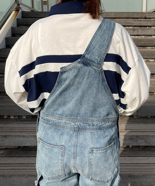 PairPair（ペアペア）の「ラガーポロシャツ(ユニセックス)（シャツ/ブラウス・メンズ・ネイビー/オフホワイト/イエロー・フリー）」の11枚目の写真