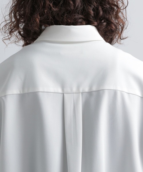 HARE（ハレ）の「BIGノースリーブシャツ(HARE)（シャツ/ブラウス・メンズ・オフホワイト/ブラック・FREE）」の4枚目の写真