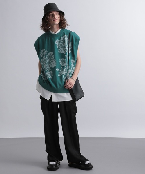 HARE（ハレ）の「BIGノースリーブシャツ(HARE)（シャツ/ブラウス・メンズ・オフホワイト/ブラック・FREE）」の16枚目の写真