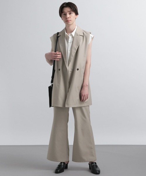 HARE（ハレ）の「BIGノースリーブシャツ(HARE)（シャツ/ブラウス・メンズ・オフホワイト/ブラック・FREE）」の18枚目の写真