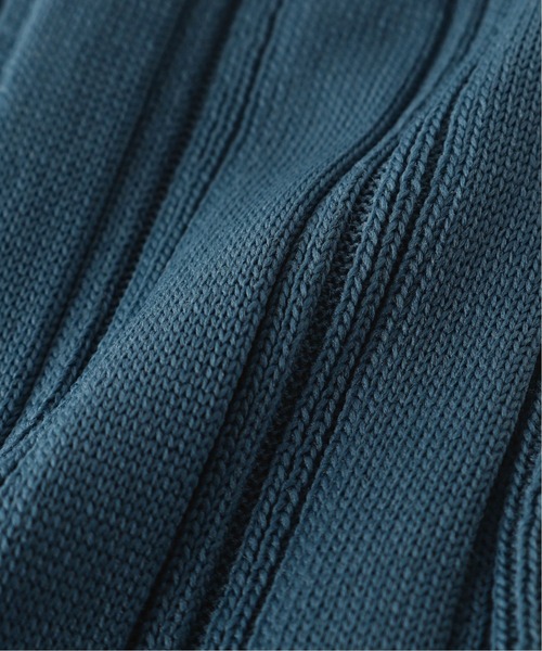 GLEN CLYDE（グレンクライド）の「【GLEN CLYDE/グレンクライド】ハイゲージヘンソクリブソックス（ソックス/靴下・レディース・ホワイト/オレンジ/モスグリーン/ブルー系その他・FREE）」の7枚目の写真