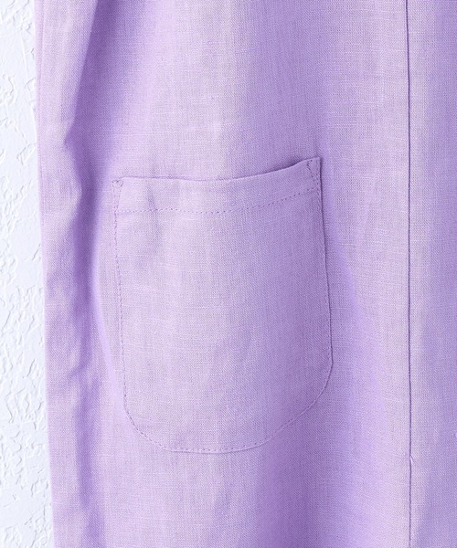 CIAOPANIC TYPY（チャオパニックティピー）の「【KIDS】OSOROウォッシャブルリネンBABYロンパース（ロンパース・キッズ・ホワイト/チャコールグレー/ベージュ/バイオレット・80）」の13枚目の写真