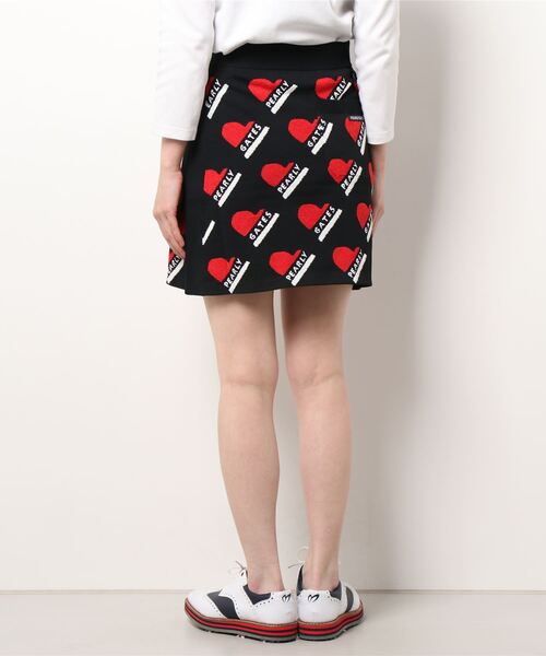 PEARLY GATES - PEARLY GATES ハート柄スカート完売品 PEARLY GATES（パーリーゲイツ）の「【PEARLY GATES】PE