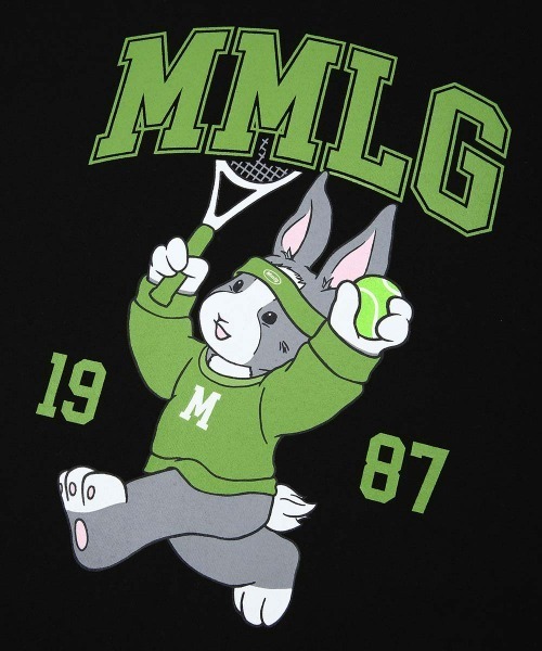 87mm（87mm）の「【87MM / Mmlg】MELGE PLAY HF-T  / パルチムエムエム Mmlg プレイ ラビット グラフィック Tシャツ（Tシャツ/カットソー・レディース・ピンク/ネイビー/ホワイト/ブラック・SMALL/MEDIUM/LARGE）」の17枚目の写真