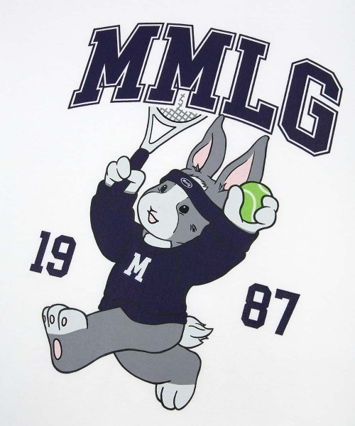 87mm（87mm）の「【87MM / Mmlg】MELGE PLAY HF-T  / パルチムエムエム Mmlg プレイ ラビット グラフィック Tシャツ（Tシャツ/カットソー・レディース・ピンク/ネイビー/ホワイト/ブラック・SMALL/MEDIUM/LARGE）」の12枚目の写真