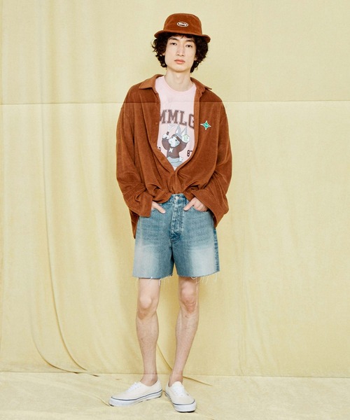 87mm（87mm）の「【87MM / Mmlg】MELGE PLAY HF-T  / パルチムエムエム Mmlg プレイ ラビット グラフィック Tシャツ（Tシャツ/カットソー・レディース・ピンク/ネイビー/ホワイト/ブラック・SMALL/MEDIUM/LARGE）」の7枚目の写真