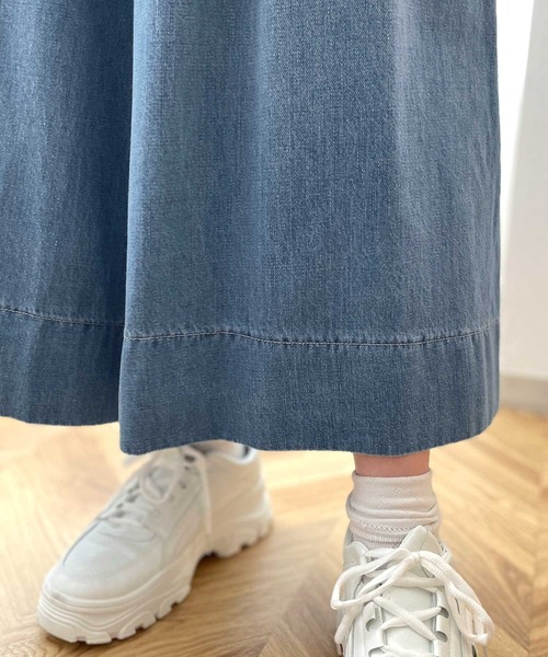 gramblue(グラムブルー)の「大人のリラックスStyle。縄紐ベルト付きクロップドワイドパンツ(その他パンツ・レディース・ベージュ/オフホワイト/ブルー・SMALL/MEDIUM)」の16枚目の写真
