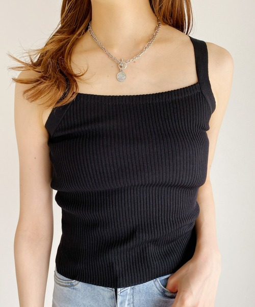 at12:03（アットイチニーゼロサン）の「デイリーリブキャミ（キャミソール・レディース・ホワイト/ブラック/グレー/ピンク・FREE）」の15枚目の写真