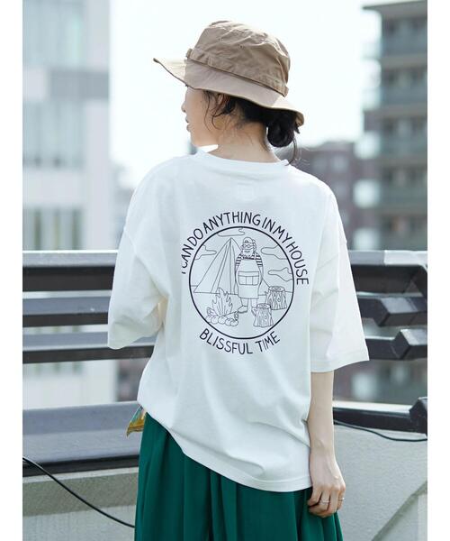 CRAFT STANDARD BOUTIQUE(クラフトスタンダードブティック)の「URANIWA CAMPERS プリントTEE *◆(Tシャツ/カットソー・レディース・I/J/H/F/A/B/G/K/L/D/E/C・M/L/S)」の13枚目の写真