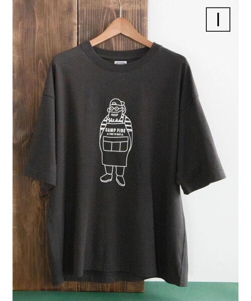 CRAFT STANDARD BOUTIQUE(クラフトスタンダードブティック)の「URANIWA CAMPERS プリントTEE *◆(Tシャツ/カットソー・レディース・I/J/H/F/A/B/G/K/L/D/E/C・M/L/S)」の21枚目の写真