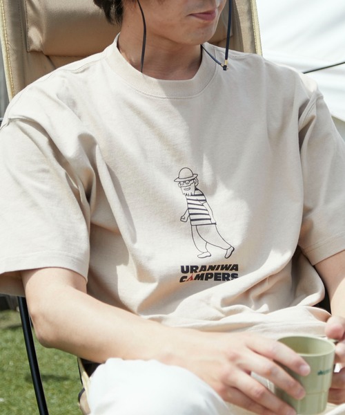 CRAFT STANDARD BOUTIQUE(クラフトスタンダードブティック)の「URANIWA CAMPERS プリントTEE *◆(Tシャツ/カットソー・レディース・I/J/H/F/A/B/G/K/L/D/E/C・M/L/S)」の11枚目の写真