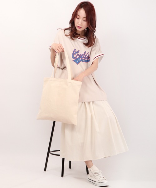 FUNALIVE（ファンアライブ）の「裏毛リブライン半袖プリントTシャツ（Tシャツ/カットソー・メンズ・チャコールグレー/グリーン/キナリ・M/L/XL）」の21枚目の写真