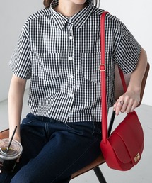 クロップドハーフスリーブシャツ