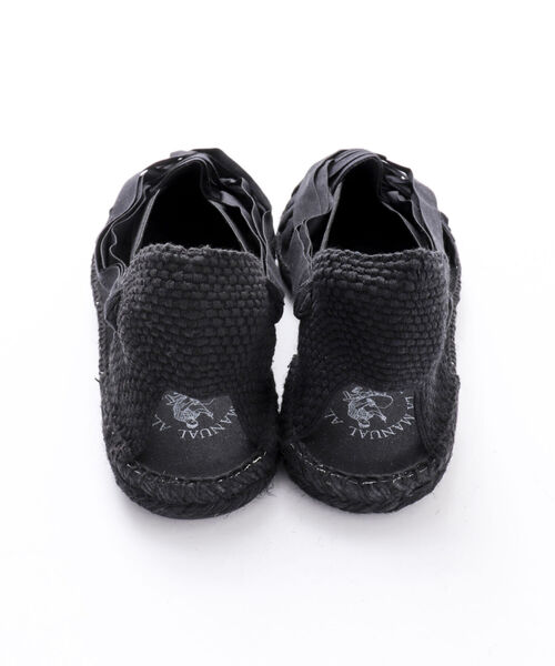 La Manual Alpargatera（マヌアル・アルパルガテラ）の「【LA MANUAL ALPARGATERA/ラ マヌアル アルパルガテラ】エスパドリーユ サンダル（サンダル・メンズ・ブラック/グレー・41/40/42）」の3枚目の写真