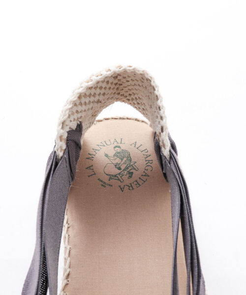 La Manual Alpargatera（マヌアル・アルパルガテラ）の「【LA MANUAL ALPARGATERA/ラ マヌアル アルパルガテラ】エスパドリーユ サンダル（サンダル・メンズ・ブラック/グレー・41/40/42）」の12枚目の写真