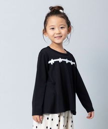 trois lapins kp | 天竺長袖Tシャツ(110～130)(Tシャツ/カットソー)