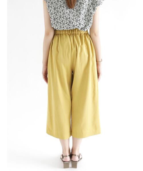 Te chichi（テチチ）の「ワイドクロップドパンツ（その他パンツ・レディース・ネイビー/ピンク/イエロー/ブルー・ﾌﾘ-）」の18枚目の写真