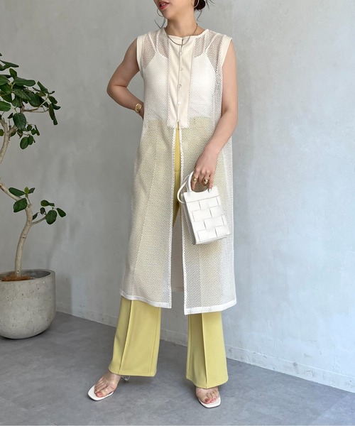 prose verse（プロズヴェール）の「ジレ2WAYメッシュワンピース（ワンピース・レディース・ブラック/ホワイト系その他・MEDIUM）」の11枚目の写真