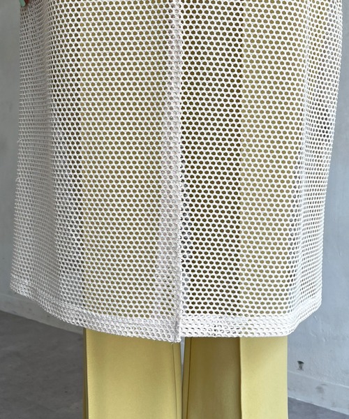 prose verse（プロズヴェール）の「ジレ2WAYメッシュワンピース（ワンピース・レディース・ブラック/ホワイト系その他・MEDIUM）」の10枚目の写真