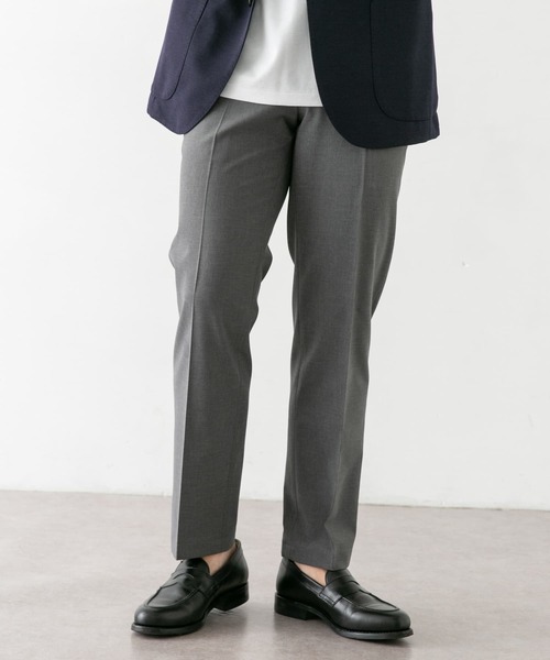 URBAN RESEARCH DOORS（アーバンリサーチドアーズ）の「LIFE STYLE TAILOR　ウールライク2WAYストレッチパンツ（スーツパンツ・メンズ・ブラウン/グレー・44/46/48/50）」の4枚目の写真