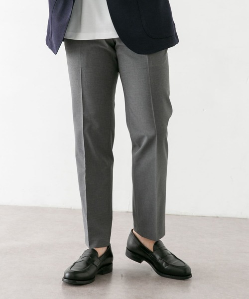 URBAN RESEARCH DOORS（アーバンリサーチドアーズ）の「LIFE STYLE TAILOR　ウールライク2WAYストレッチパンツ（スーツパンツ・メンズ・ブラウン/グレー・44/46/48/50）」の5枚目の写真