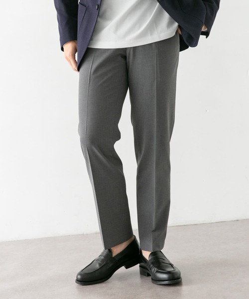 URBAN RESEARCH DOORS（アーバンリサーチドアーズ）の「LIFE STYLE TAILOR　ウールライク2WAYストレッチパンツ（スーツパンツ・メンズ・ブラウン/グレー・44/46/48/50）」の3枚目の写真