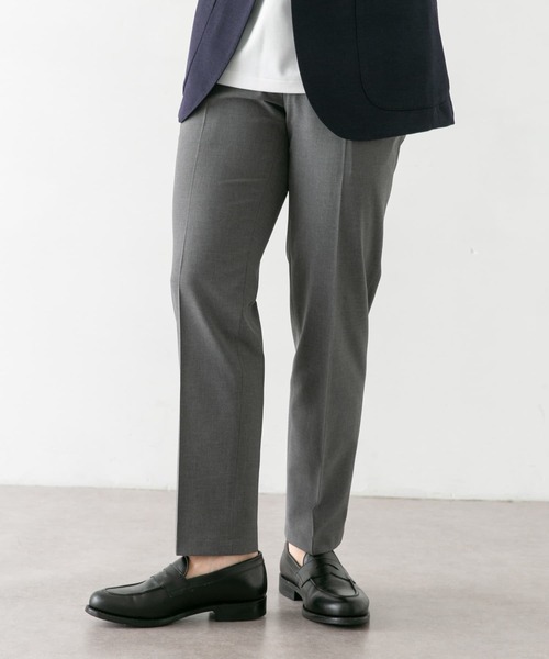 URBAN RESEARCH DOORS（アーバンリサーチドアーズ）の「LIFE STYLE TAILOR　ウールライク2WAYストレッチパンツ（スーツパンツ・メンズ・ブラウン/グレー・44/46/48/50）」の6枚目の写真