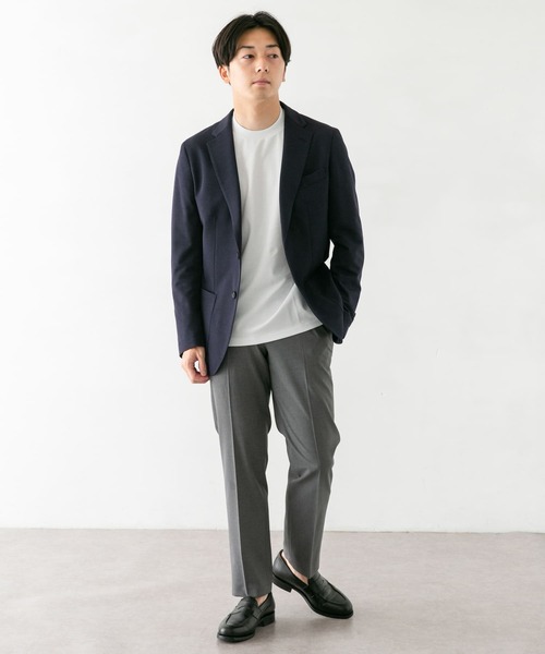 URBAN RESEARCH DOORS（アーバンリサーチドアーズ）の「LIFE STYLE TAILOR　ウールライク2WAYストレッチパンツ（スーツパンツ・メンズ・ブラウン/グレー・44/46/48/50）」の21枚目の写真