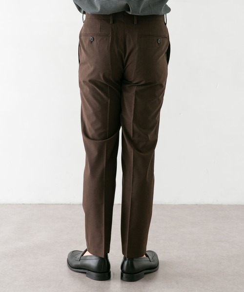 URBAN RESEARCH DOORS（アーバンリサーチドアーズ）の「LIFE STYLE TAILOR　ウールライク2WAYストレッチパンツ（スーツパンツ・メンズ・ブラウン/グレー・44/46/48/50）」の12枚目の写真