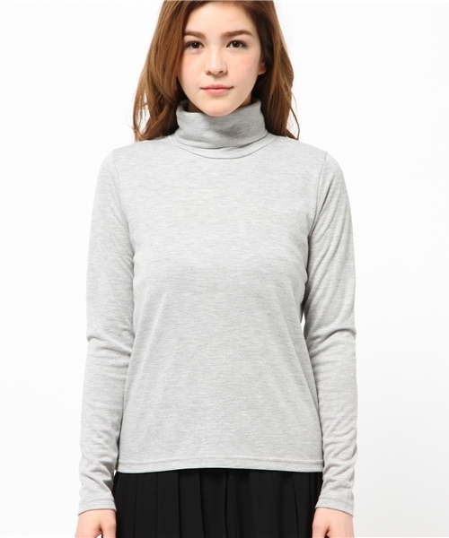 Chico（チコ）の「TRスムースタートルネックPO（Tシャツ/カットソー・レディース・グレー・FREE）」の2枚目の写真