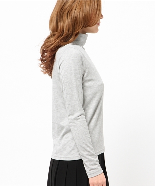 Chico（チコ）の「TRスムースタートルネックPO（Tシャツ/カットソー・レディース・グレー・FREE）」の3枚目の写真