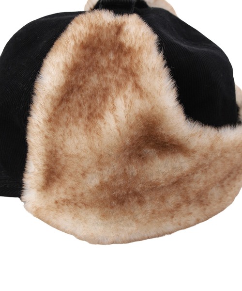 EXAMPLE(エグザンプル)の「EXAMPLE PATCH CORDUROY FLAP CAP(キャップ・メンズ・ブラック・FREE)」の7枚目の写真