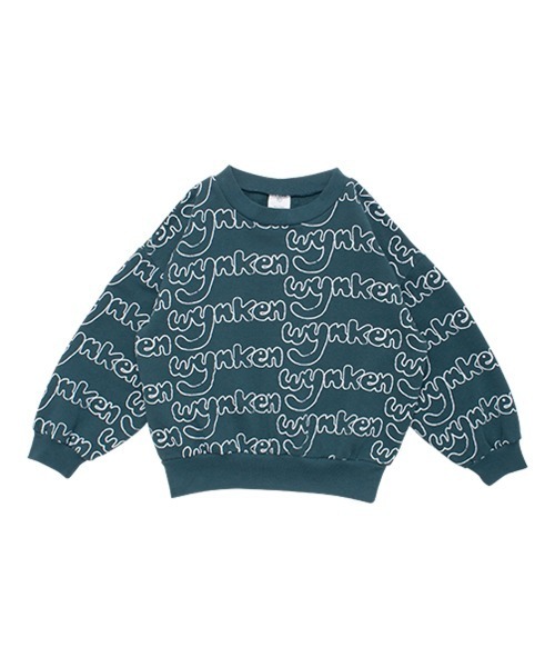 Wynken（ウィンケン）の「Wynken / グラフィックロゴ トレーナー（スウェット・キッズ・モスグリーン/レンガ・4Y/8Y/10Y/6Y/2Y）」の3枚目の写真