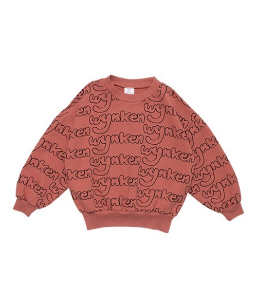 Wynken（ウィンケン）の「Wynken / グラフィックロゴ トレーナー（スウェット・キッズ・モスグリーン/レンガ・4Y/8Y/10Y/6Y/2Y）」の5枚目の写真