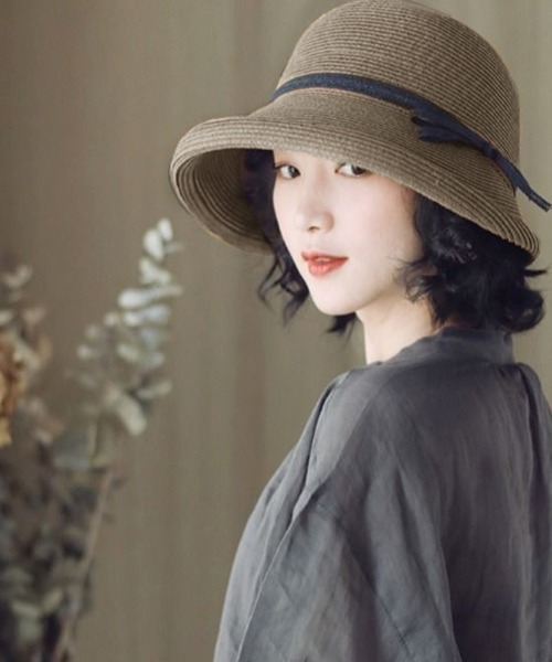 【美品】HIAND ハイアンド Blade pork Hat ハット 麦わら帽子 美品】HIAND ハイアンド Blade pork Hat ハット 麦わら帽子