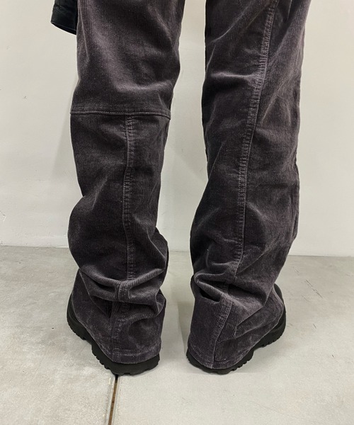 WHO'S WHO gallery（フーズフーギャラリー）の「コーデュロイブッシュパンツ（その他パンツ・レディース・チャコールグレー/ブラック/アイボリー・FREE）」の7枚目の写真