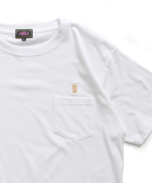 Drunk 1p pocket Tee BEER ワンポイント ポケット付き Tシャツ(Tシャツ/カットソー)|ROTAR(ローター)