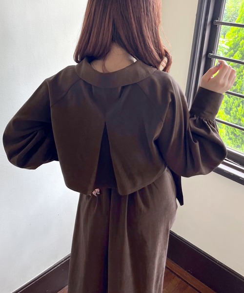 OLIVE des OLIVE（オリーブデオリーブ）の「マルチウェイトレンチワンピース（ワンピース・レディース・ブラウン/カーキ/ベージュ/アイボリー/ダークブラウン・FREE）」の13枚目の写真