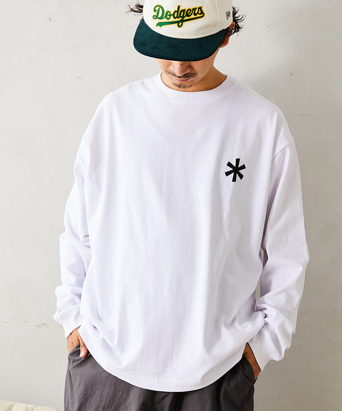 Snow Peak(スノーピーク)の「【SNOWPEAK / スノーピーク】Classic Logo Printed ロングスリーブTシャツ(Tシャツ/カットソー・メンズ・ホワイト/ブラック/グリーン/キナリ・MEDIUM/LARGE)」の7枚目の写真