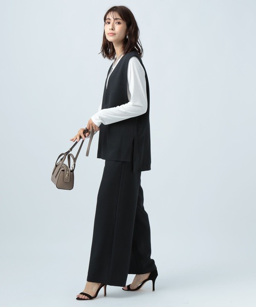 BAYFLOW(ベイフロー)の「イージーワイドパンツ(その他パンツ・レディース・ブラウン/ブラック/ライトベージュ・SMALL/MEDIUM)」の11枚目の写真