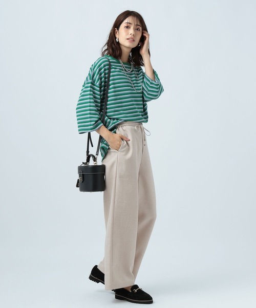 BAYFLOW(ベイフロー)の「イージーワイドパンツ(その他パンツ・レディース・ブラウン/ブラック/ライトベージュ・SMALL/MEDIUM)」の15枚目の写真