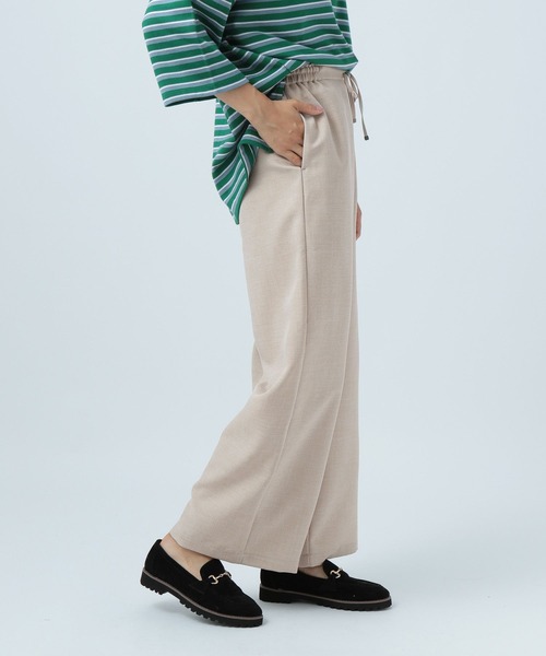 BAYFLOW(ベイフロー)の「イージーワイドパンツ(その他パンツ・レディース・ブラウン/ブラック/ライトベージュ・SMALL/MEDIUM)」の17枚目の写真
