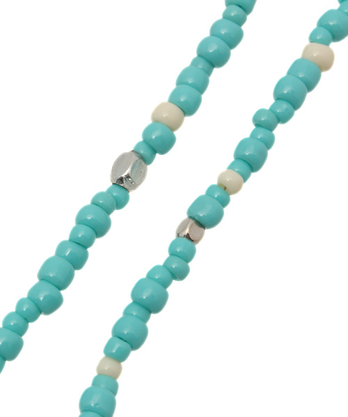 CIAOPANIC（チャオパニック）の「【Ciaopanic】ビーズネックレス（ネックレス・メンズ・ブルー/レッド/サックスブルー/ホワイト/ブラック・FREE）」の11枚目の写真