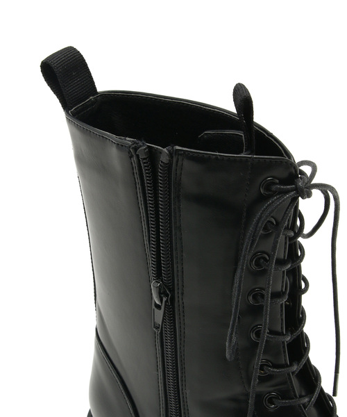 ADAM ET ROPE'(アダムエロペ)の「コンバットブーツ(ブーツ・レディース・ブラック・24.0cm/23.5cm/24.5cm/23.0cm)」の17枚目の写真