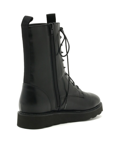 ADAM ET ROPE'(アダムエロペ)の「コンバットブーツ(ブーツ・レディース・ブラック・24.0cm/23.5cm/24.5cm/23.0cm)」の2枚目の写真