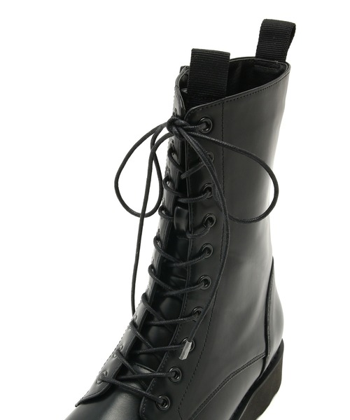 ADAM ET ROPE'(アダムエロペ)の「コンバットブーツ(ブーツ・レディース・ブラック・24.0cm/23.5cm/24.5cm/23.0cm)」の10枚目の写真